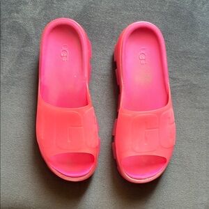 UGG Pink Slide Sandals for Casual Comfort